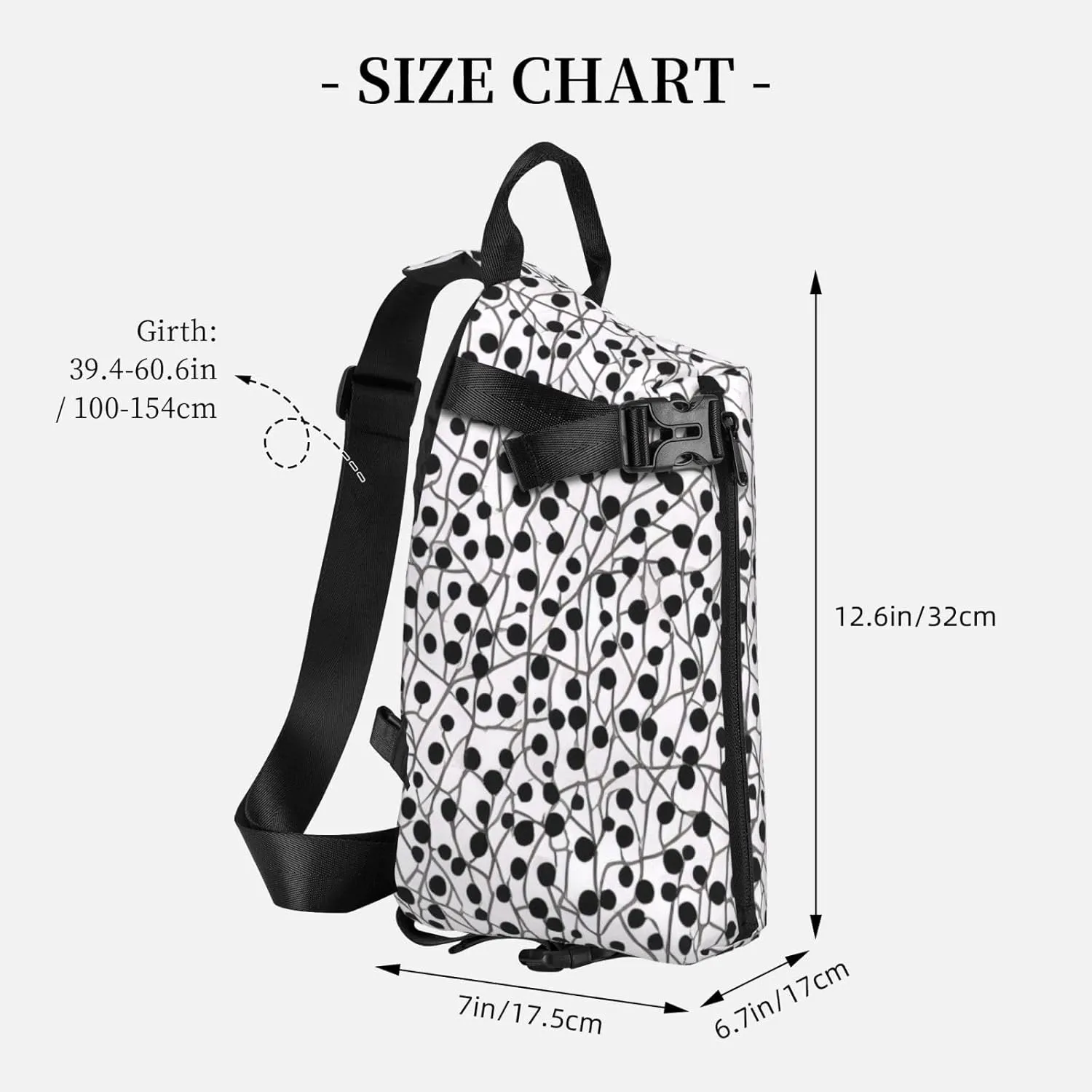 Color Butterfly Printed Pattern Sling Bags Crossbody Sling Backpack Travel Hiking Daypack Chest Bag For Man And Women
