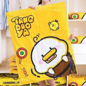 Compression Vacuum Storage Bags - Space-Saver for Clothes  Bedding