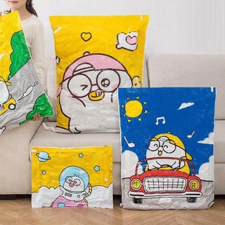 Compression Vacuum Storage Bags - Space-Saver for Clothes  Bedding