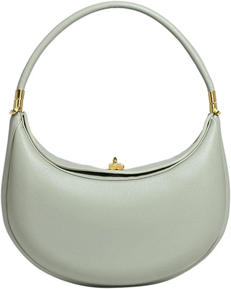 Crescent Crossbody Bag, Shoulder Moon Bags for Women, Underarm Small Purse with Magnetic Buckle