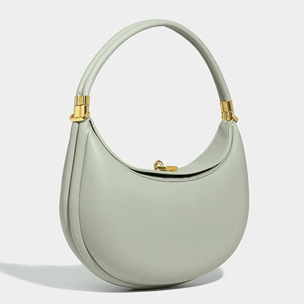 Crescent Crossbody Bag, Shoulder Moon Bags for Women, Underarm Small Purse with Magnetic Buckle