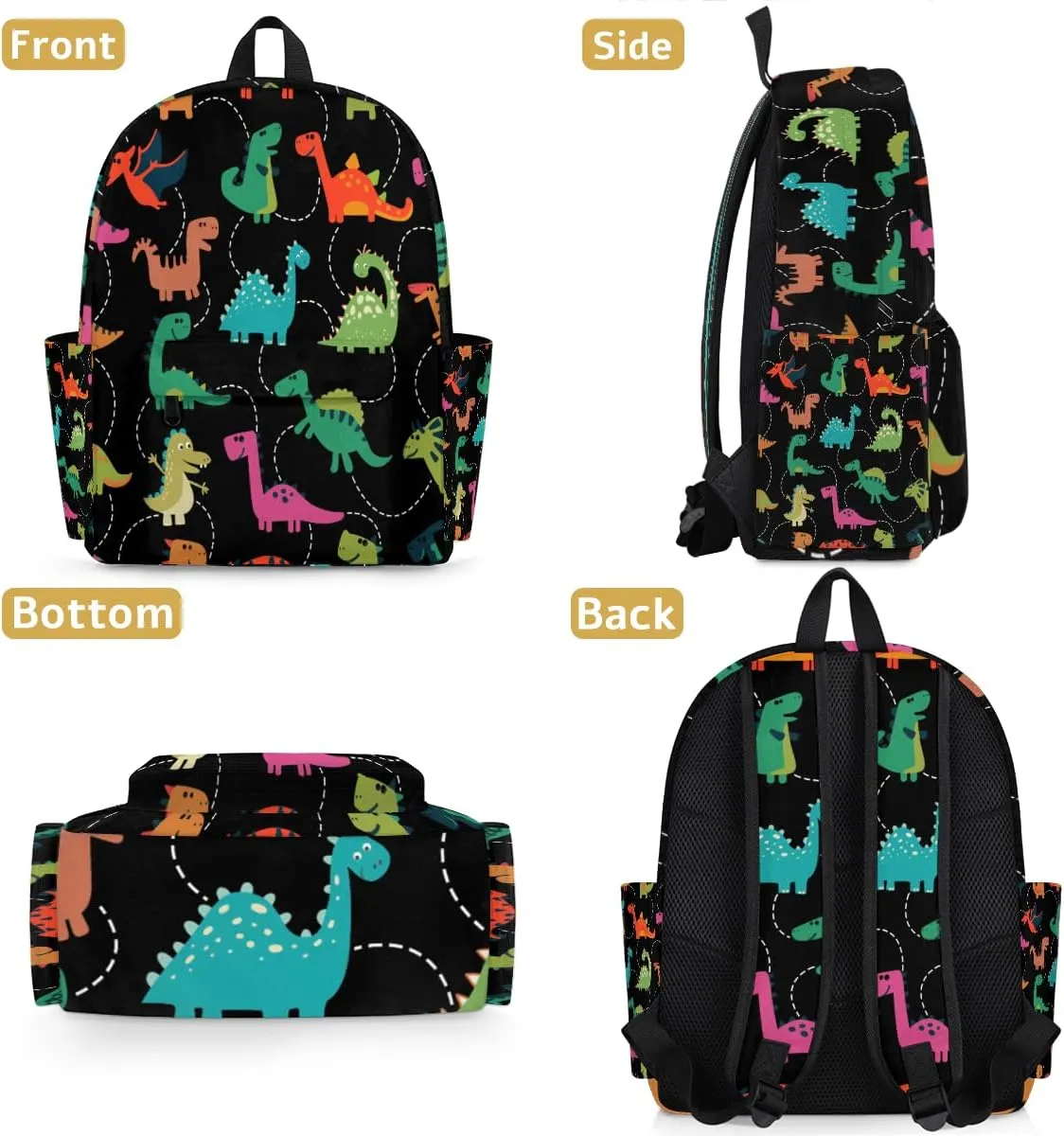 Cute Dinosaur Kids Backpack for Boys Girls Animal Pattern Preschool Toddler Backpack Kindergarten Nursery Bookbag Travel Children Lightweight School Bag