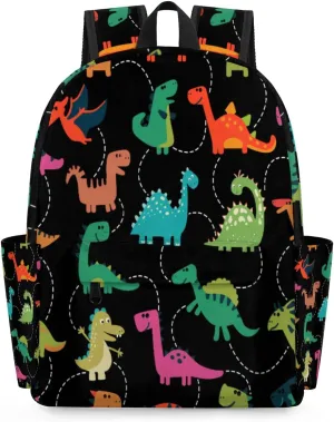 Cute Dinosaur Kids Backpack for Boys Girls Animal Pattern Preschool Toddler Backpack Kindergarten Nursery Bookbag Travel Children Lightweight School Bag
