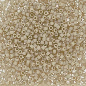 DB 2362, Duracoat Opaque Antique Cream Dyed - Miyuki Delica Beads - Size 11 - 5 grams - Japanese Cylinder Glass Seed Beads - Wholesale