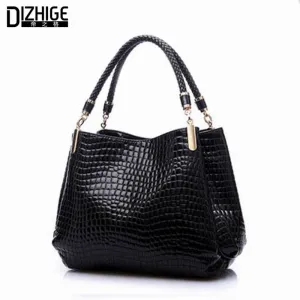 De Leather Full-featured range Alligator Handbag Enhanced Couro Fashion Famous 2017 Brands Bolsas Women