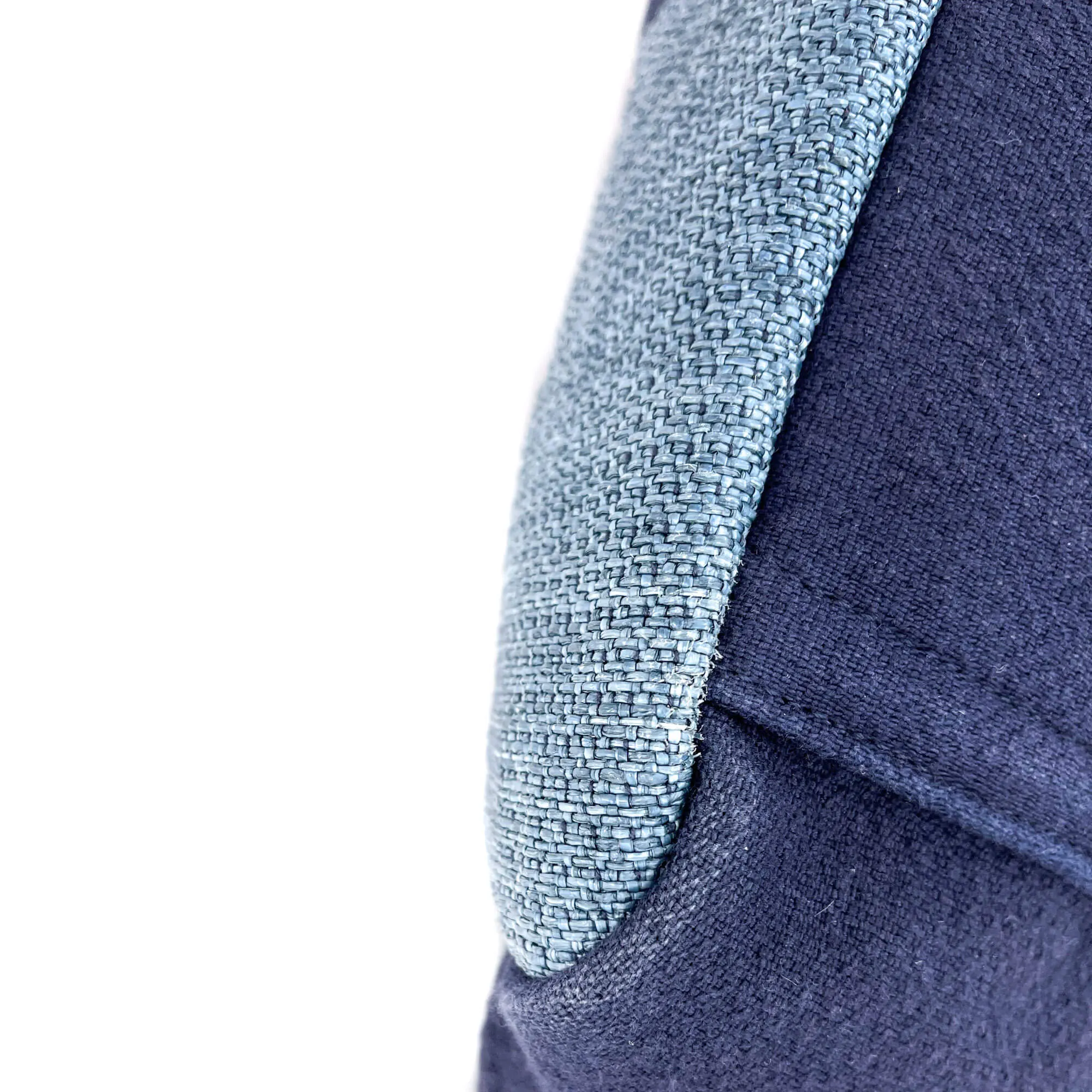 Deauville Shopping Tote Two-Way Raffia Navy Blue