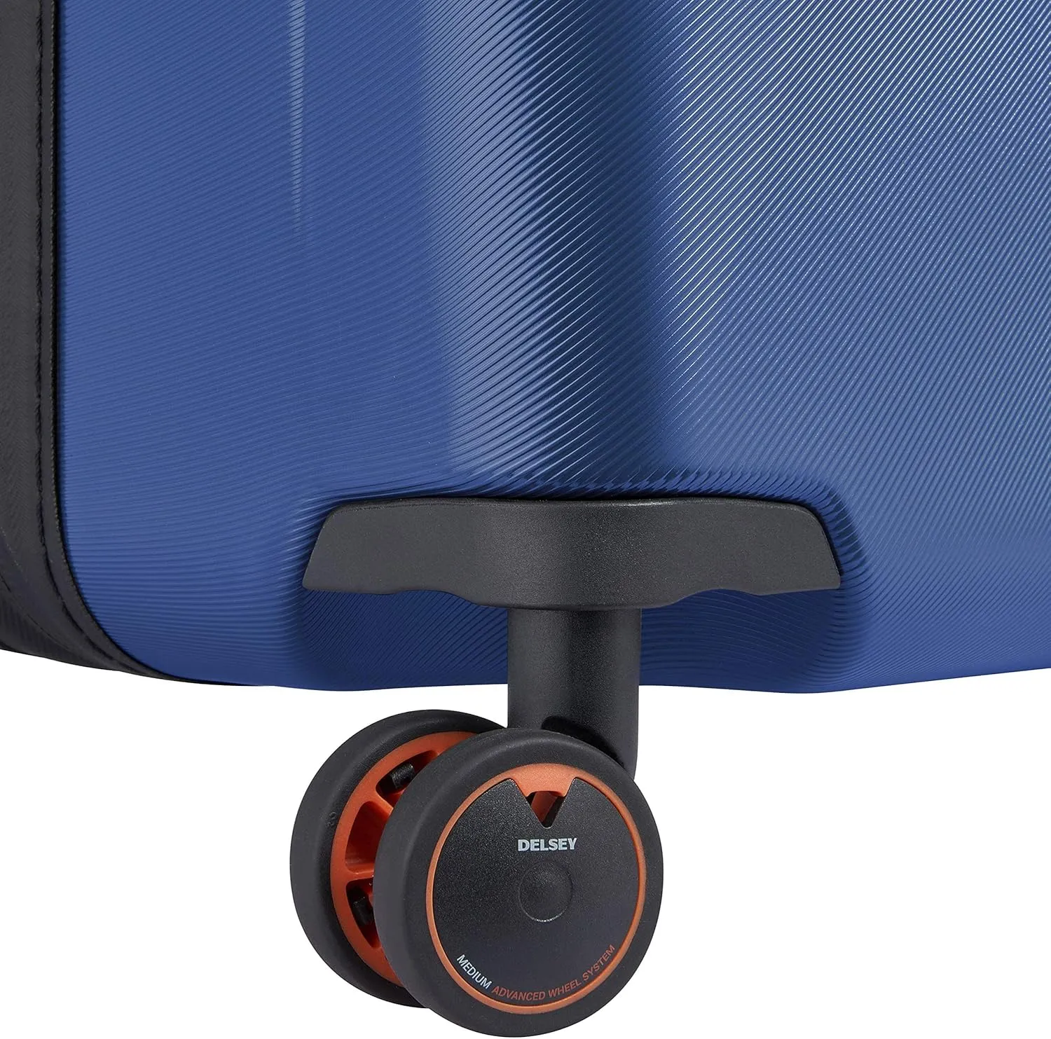 DELSEY PARIS Cactus Hardside Luggage with Spinner Wheels, Navy, Checked-Large 28 Inch