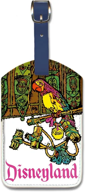 Disney Luggage Tags for Suitcases by Jebavy - Leatherette Suitcase Tags & Key Tag for Travel, Disney Accessories for Trip by Pacifica Island Art - Disneyland Tag for Vacation