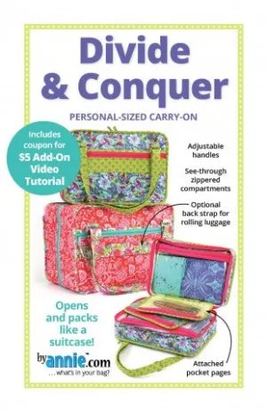 Divide & Conquer - Personal Sized Carry-On - Patterns by Annie