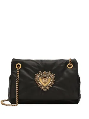 Dolce & Gabbana Devotion Leather Shoulder Bag