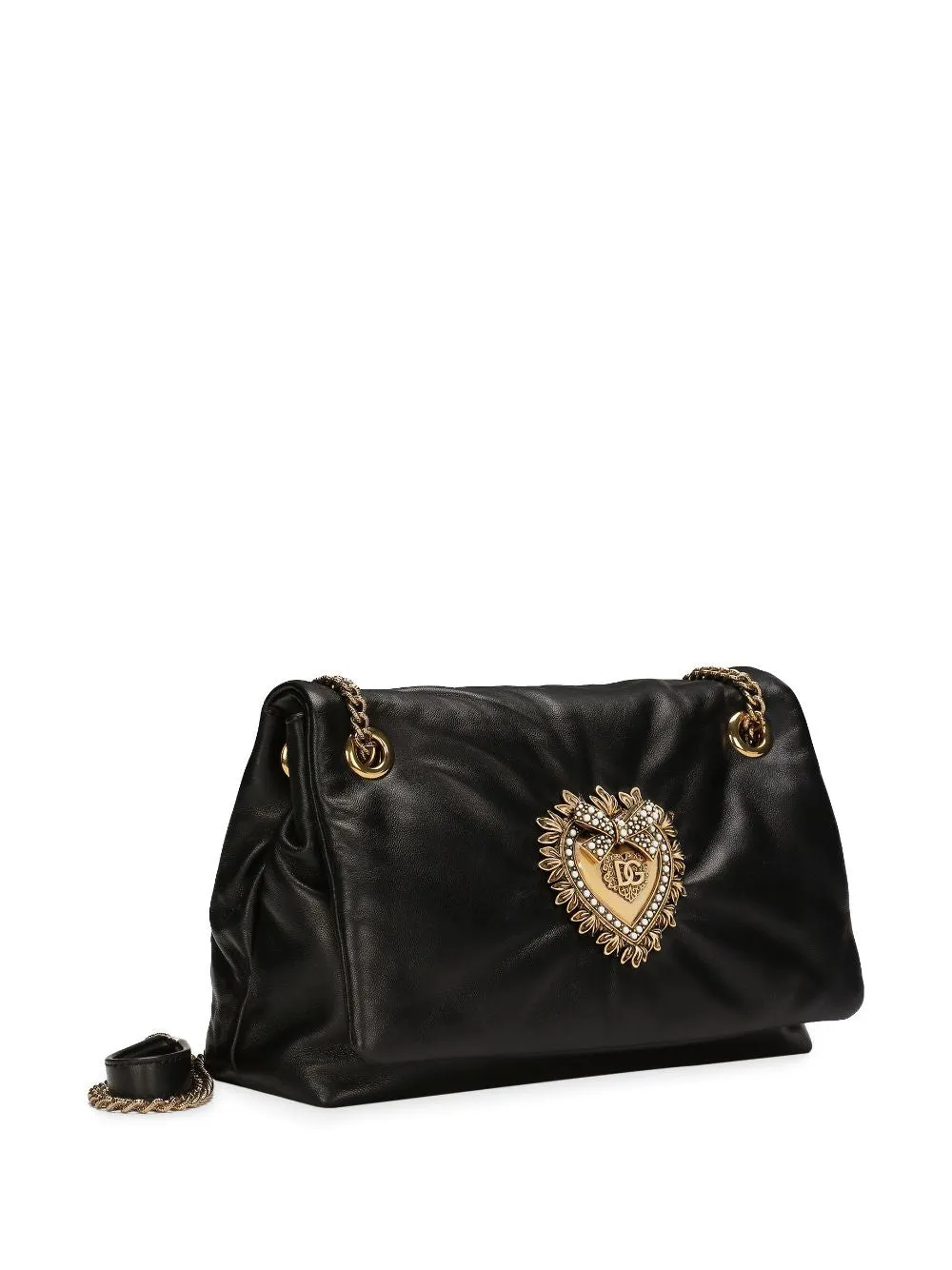 Dolce & Gabbana Devotion Leather Shoulder Bag