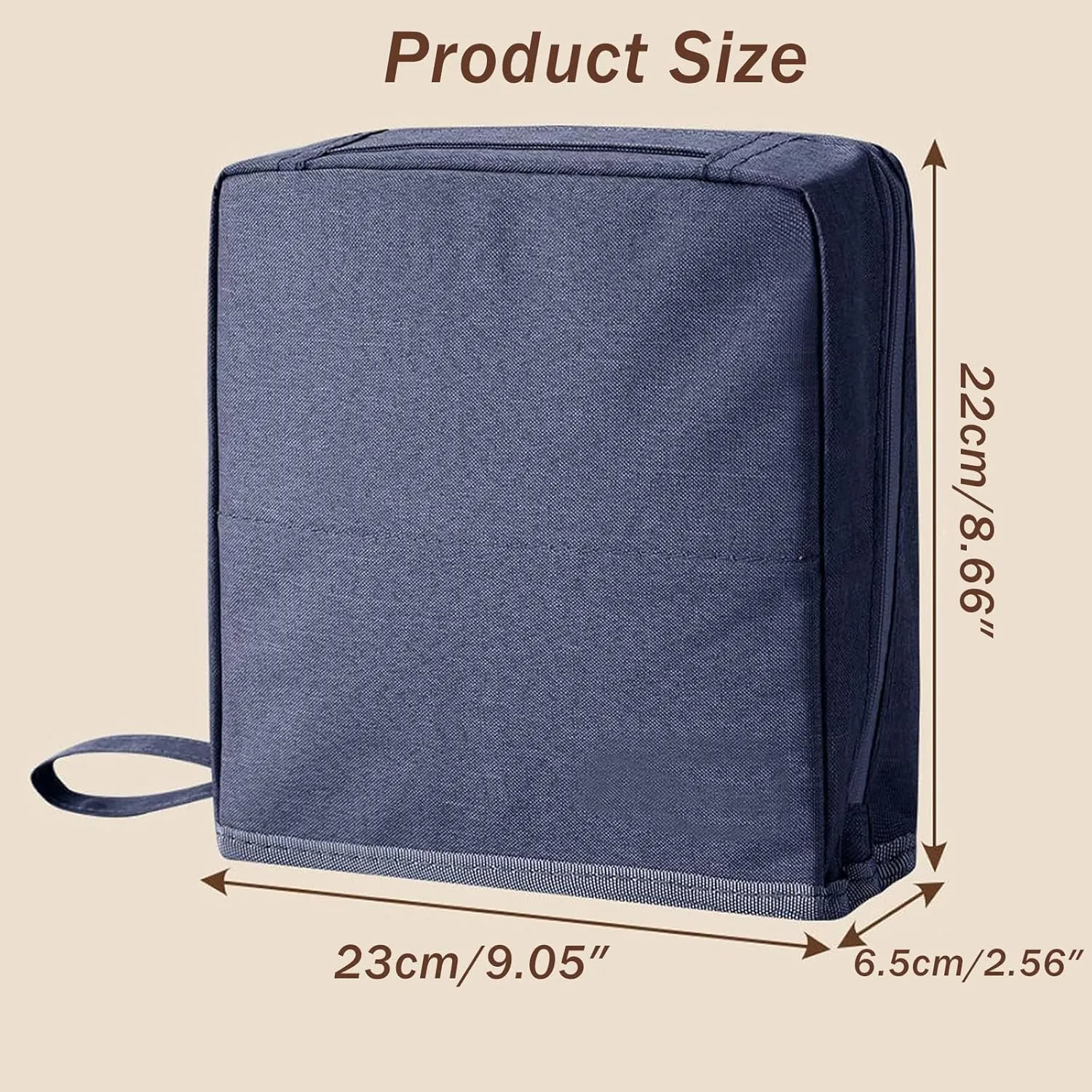 Doresty Makeup Bag,Standing Makeup Bag – Portable, Large Capacity,Waterproof,Multi-Purpose Large Capacity Oxford Cloth Standing Makeups Bags,for Daily,Travel (Red)