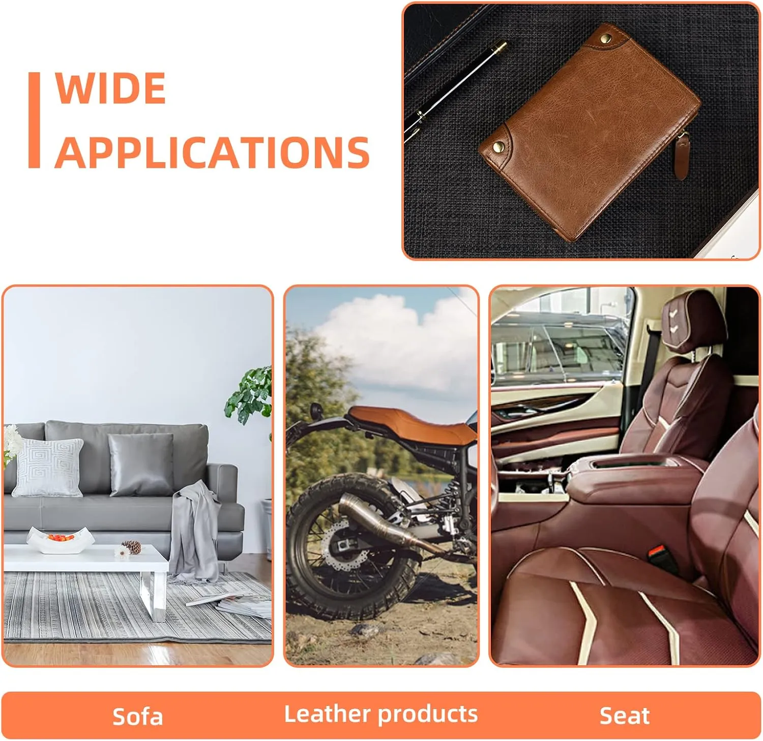 DXBULL Large Leather Repair Patch 17.3x78.7 inch Repair Tape Self-Adhesive for Furniture Sofas Car Seats Chair Couches Handbags Jackets Decorative Home Hotel Wall (Beige)