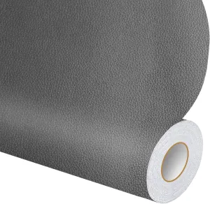 DXBULL Large Leather Repair Patch 17.3x78.7 inch Repair Tape Self-Adhesive for Furniture Sofas Car Seats Chair Couches Handbags Jackets Decorative Home Hotel Wall (Grey)