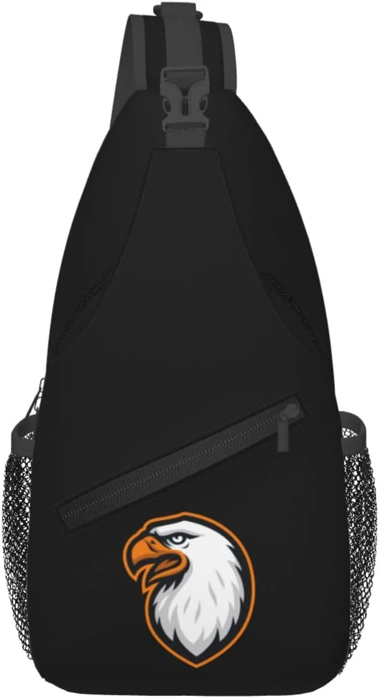 Eagle Head Crossbody Bags For Women Men Chest Backpack Gym Shoulder Bag Travel Outdoor Sports Casual Crossbody Bags