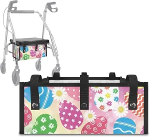Eggs Walker Storage Bags Rollator Basket & Accessory Organizer Storage Seniors Under Seat Reusable Suitable for 4-Wheeled Wheelchairs