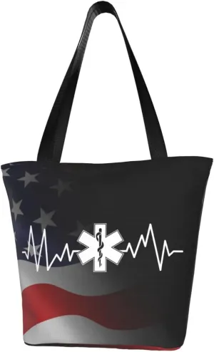 Ems Emt Heartbeat Fashion Shoulder Bag Large Capacity For Man Or Woman