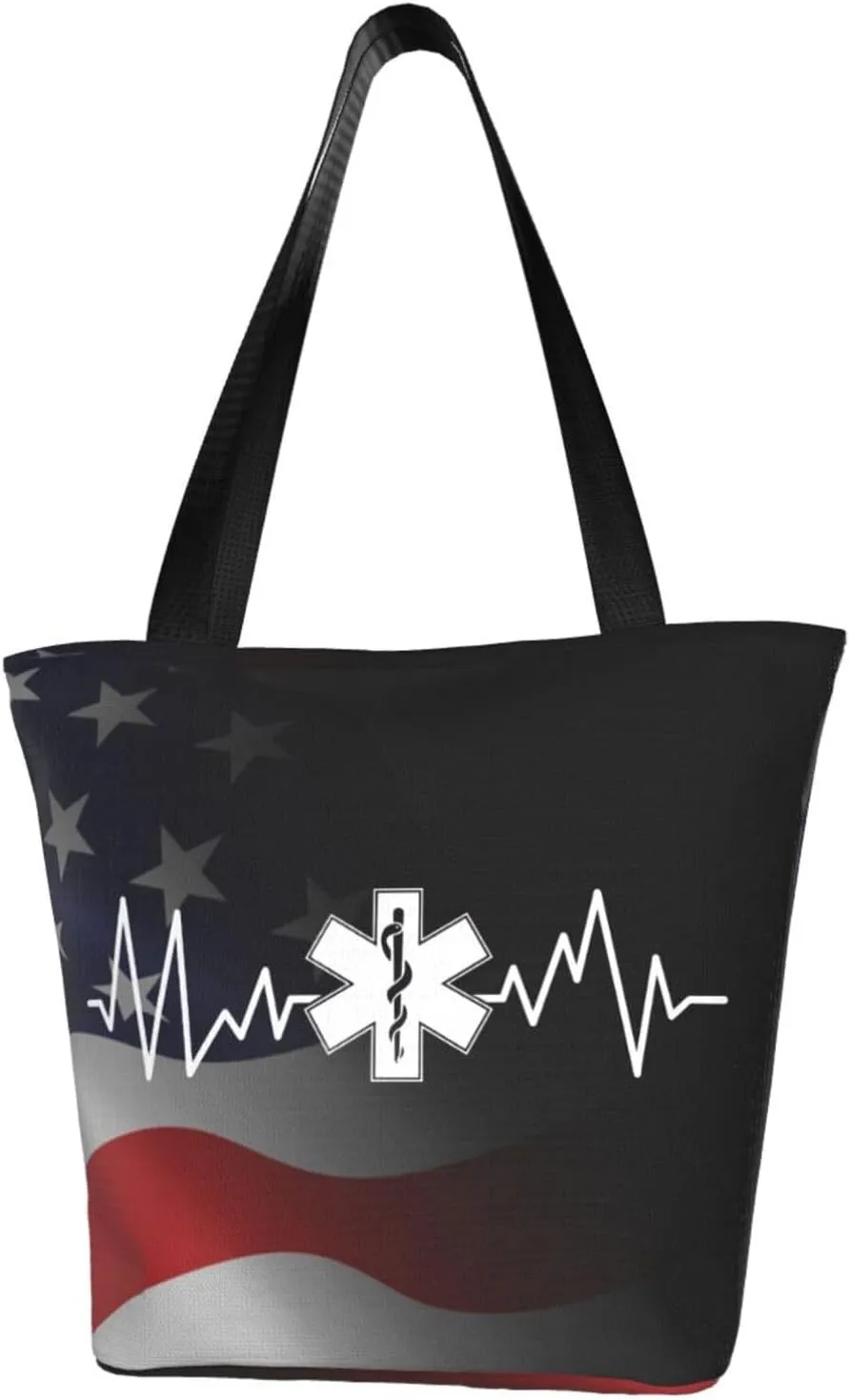 Ems Emt Heartbeat Fashion Shoulder Bag Large Capacity For Man Or Woman