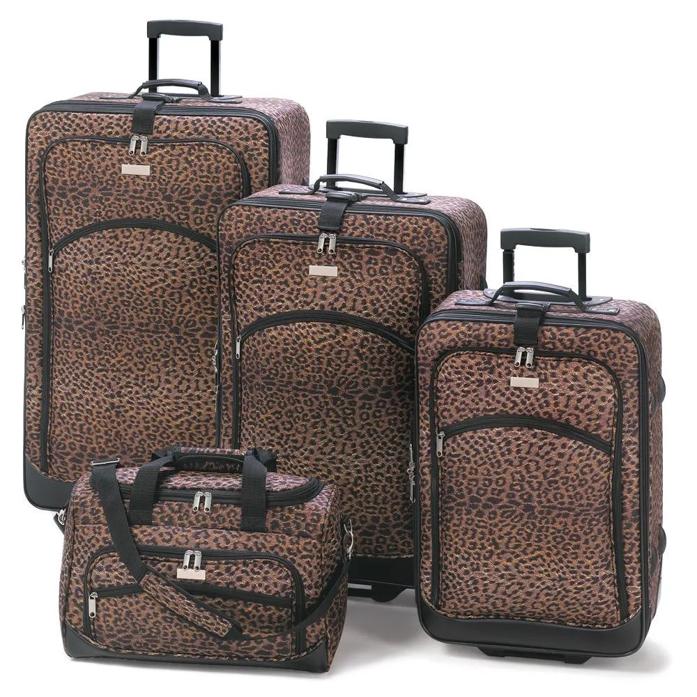Ensemble Luggage Leopard Print Express shipping Local delivery