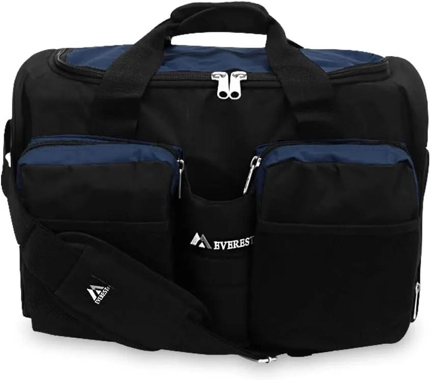 Everest Gym Bag with Wet Pocket, Navy