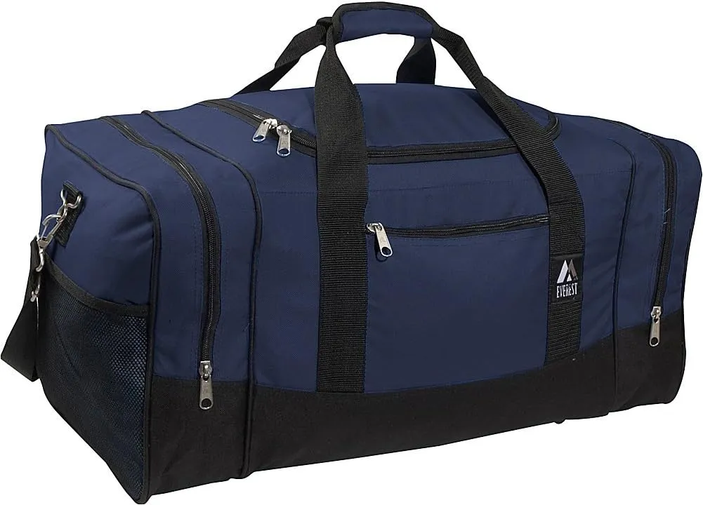 Everest Luggage Sporty Gear Bag - Large, Navy/Black, Navy/Black, One Size