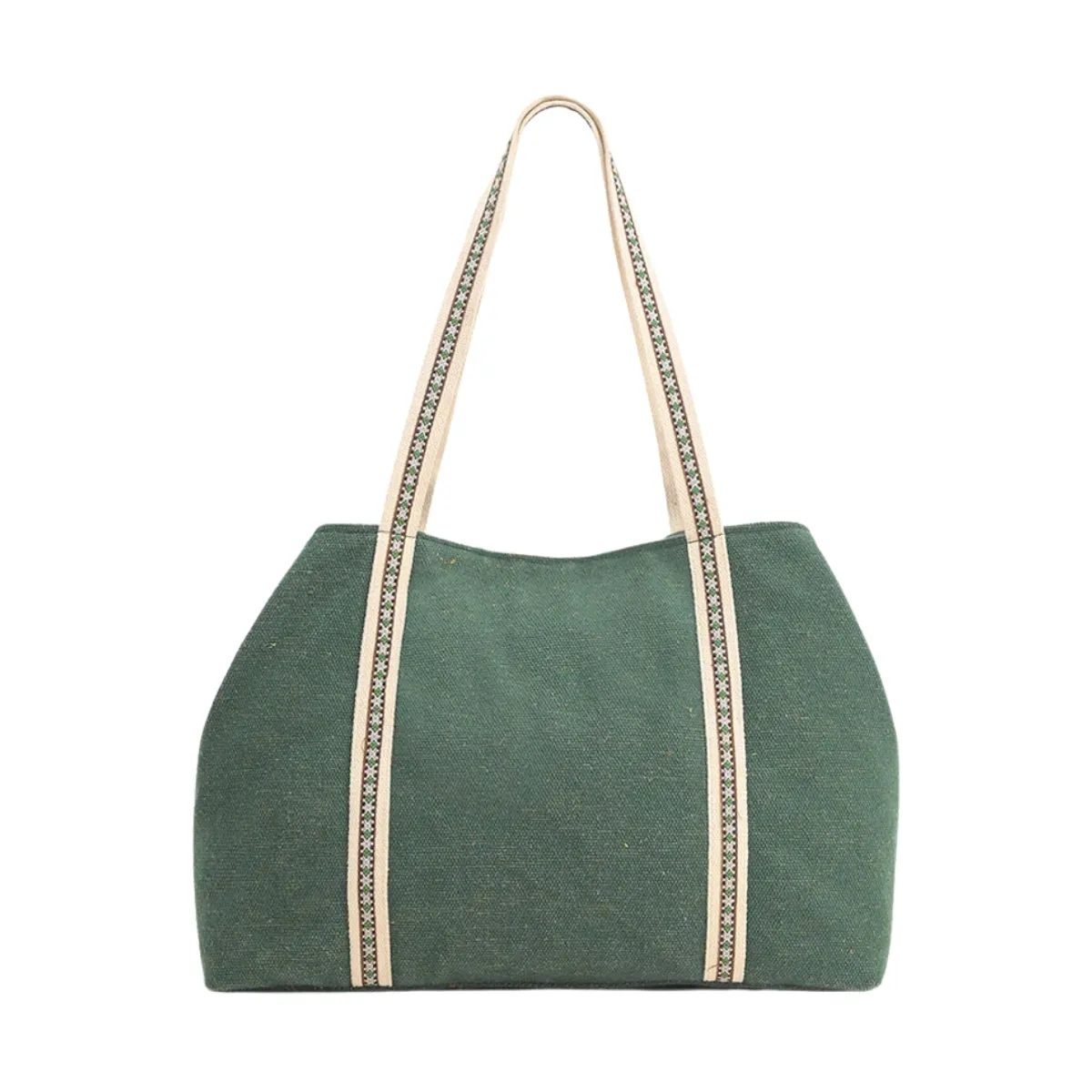 Evergreen Floral Tote Bag