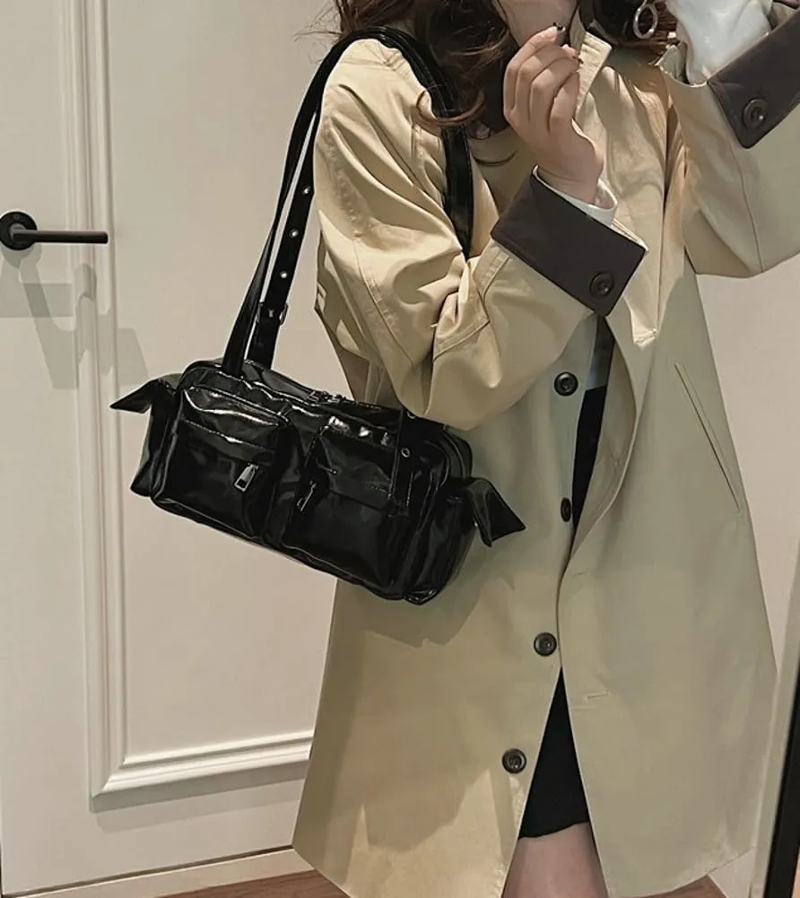 Fall Winter Purses for Women 2024 Trending Purses Vintage Versatile Shoulder Bag Handbags Underarm Bag with Multiple Pockets