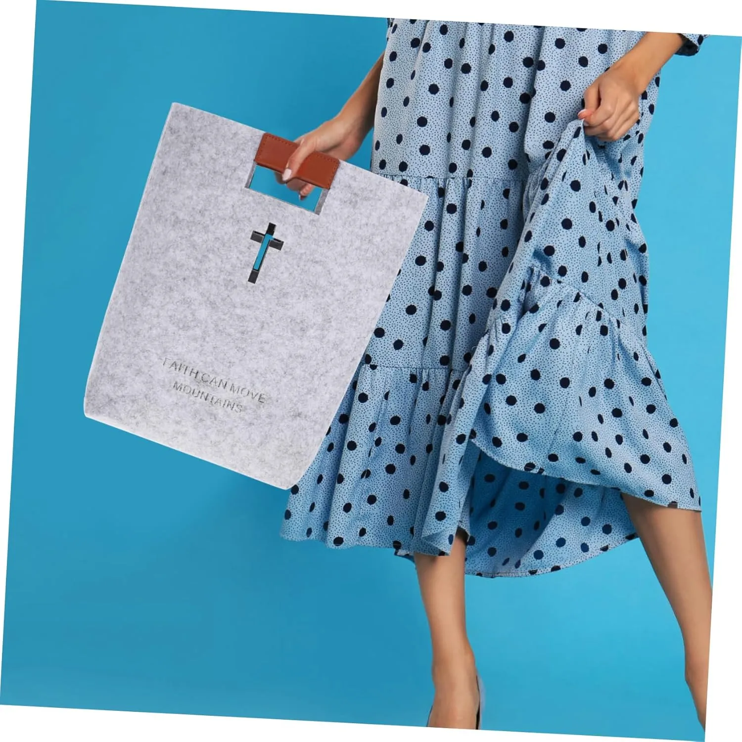 Felt Handbag Shopping Bag Bible Bags for Women Felt Tote Bag Bible Bag Felt Grocery Bag Felt Bag Bible Tote Bags for Women Bible Study Bag Bible Accessories Women Bible Handbag