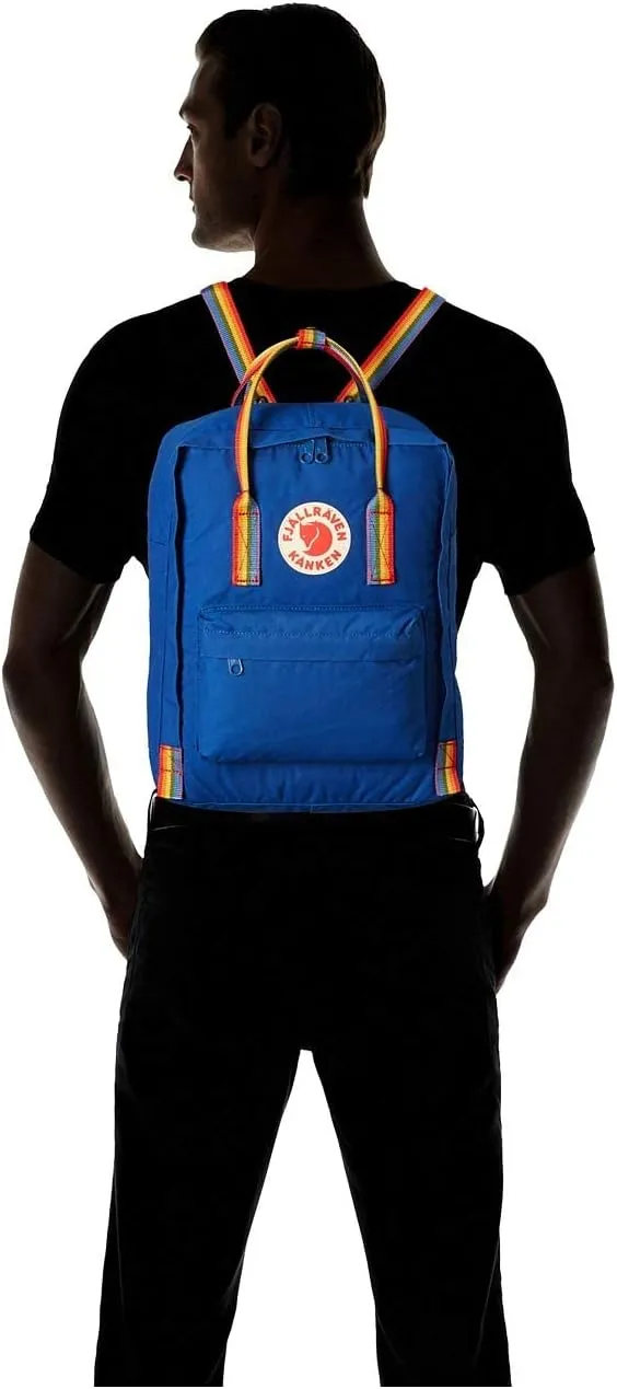 Fjällräven Kånken Rainbow Deep Blue/Rainbow Pattern One Size