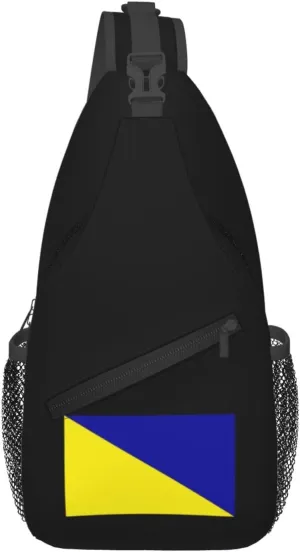 Flag Of Holdenville, Oklahoma Crossbody Bags For Women Men Chest Backpack Gym Shoulder Bag Travel Outdoor Sports Casual Crossbody Bags