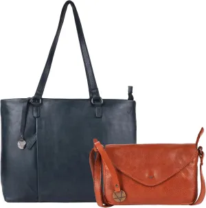 Genuine Italian Leather Bag Collection - Tote, Crossbody, and Satchel Purses - Ladies' Shoulder Bags with Top Handle & Adjustable Strap - Stylish and Versatile for Casual or Office Use