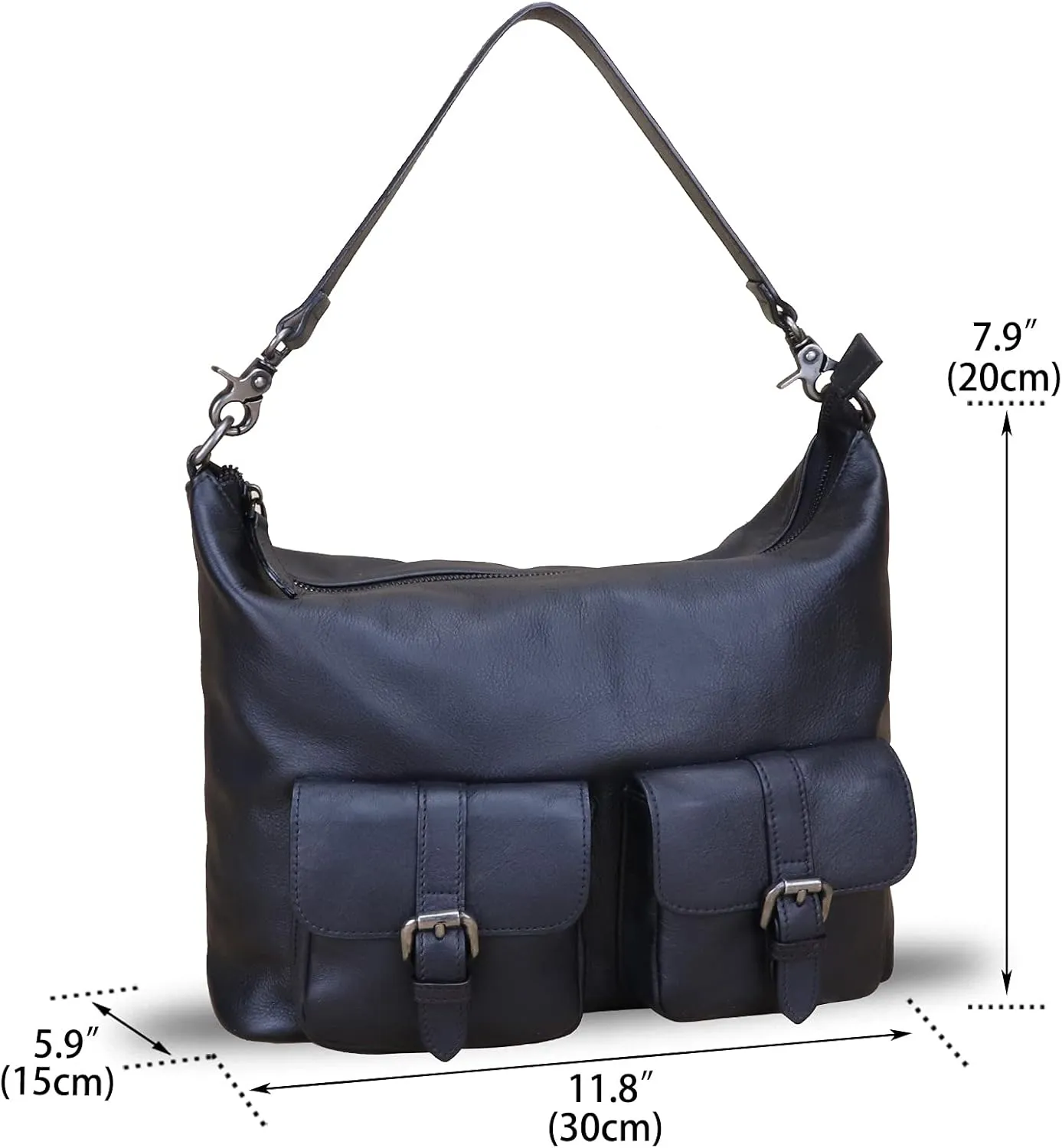 Genuine Leather Handbags for Women Handmade Purses Top Handle Shoulder Bags Vintage Style Real Leather Crossbody Hobo Satchel