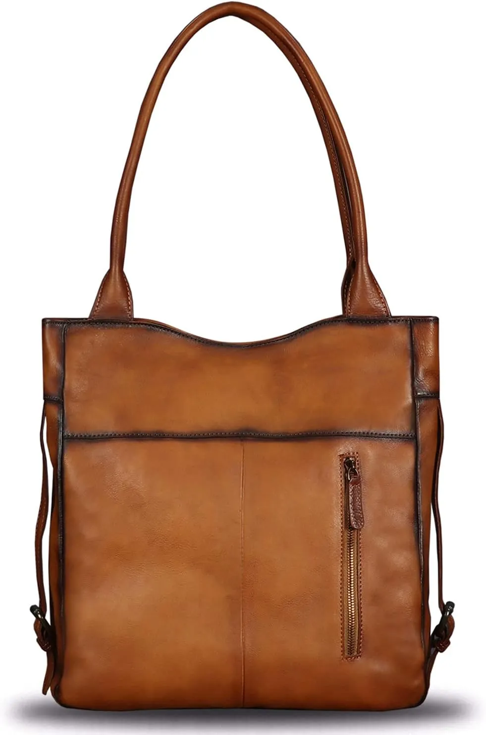 Genuine Leather Shoulder Bag Purse for Women Retro Top Handle Bags Handmade Vintage Crossbody Tote Handbags Purse