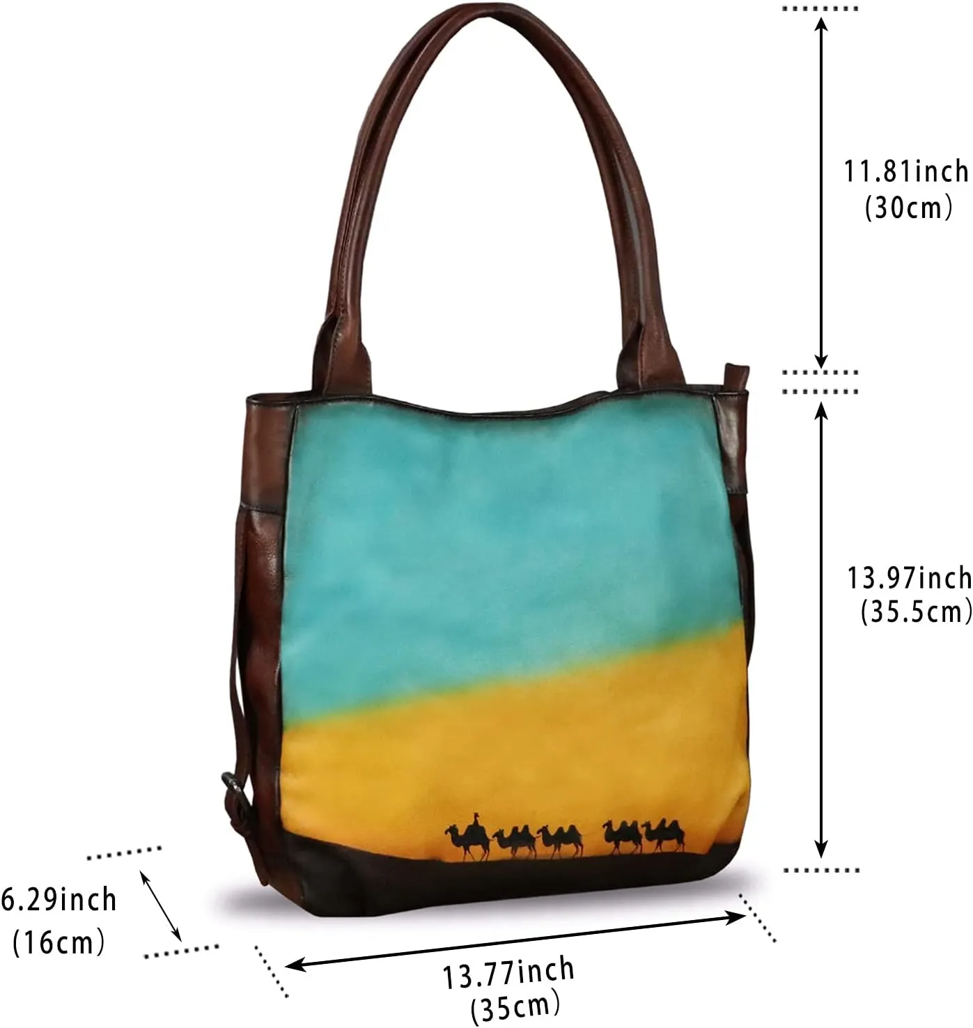 Genuine Leather Shoulder Bag Purse for Women Retro Top Handle Bags Handmade Vintage Crossbody Tote Handbags Purse