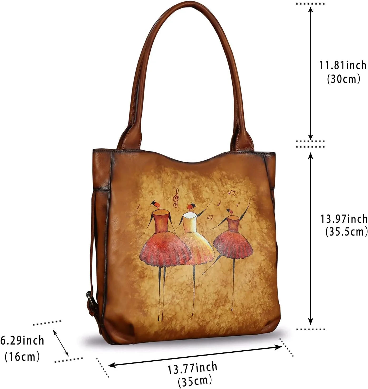 Genuine Leather Shoulder Bag Purse for Women Retro Top Handle Bags Handmade Vintage Crossbody Tote Handbags Purse