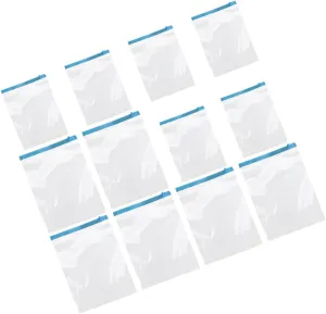 GLEAVI 12 Pack Travel Space Saver Bags Vacuum Compression Cloths for Suitcases Airtight Storage Travel Packing Bags
