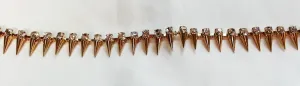 Gold Cone Diamante Trim