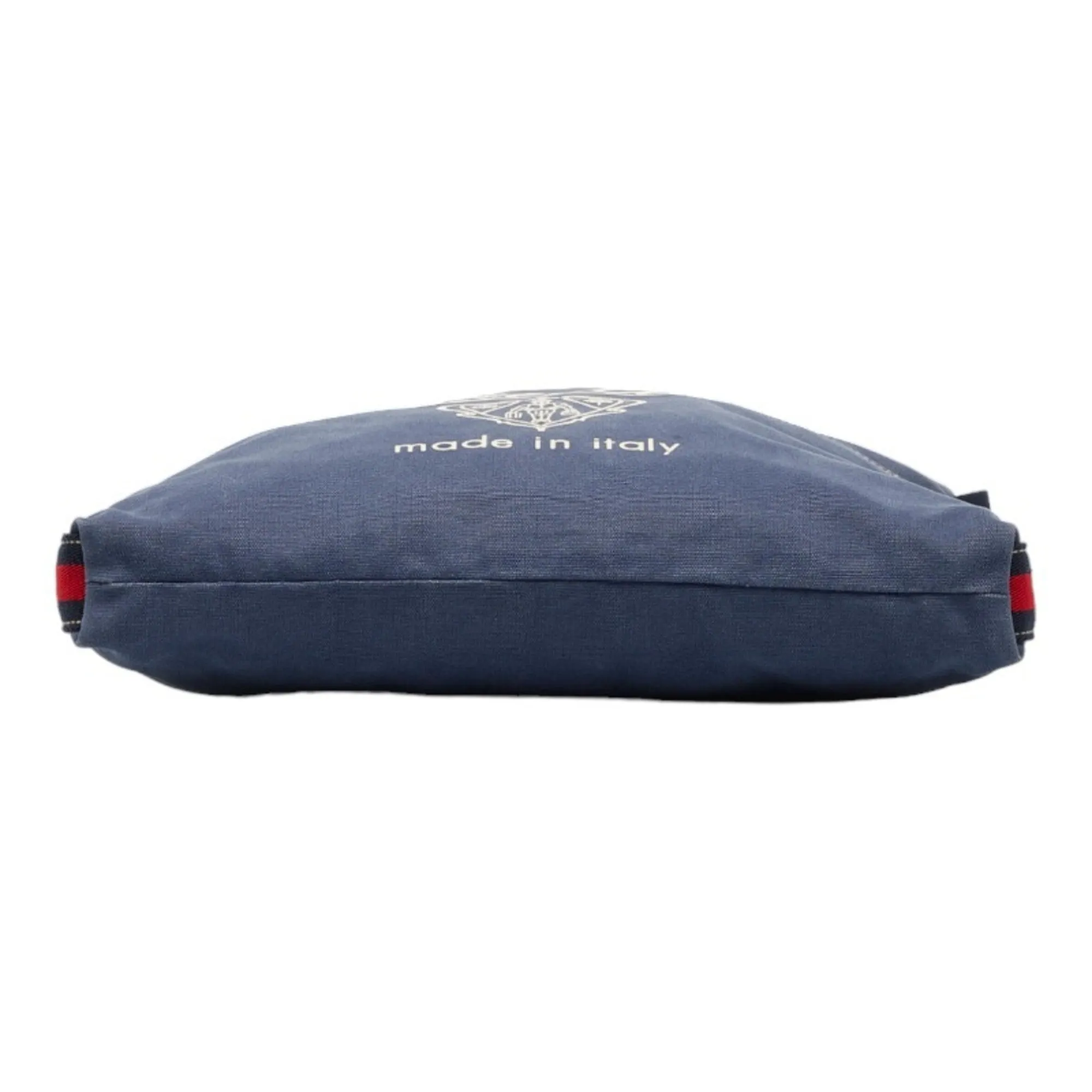 GUCCI Sherry Line Shoulder Bag 189676 Navy Canvas Men's