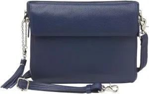 Gun Tote'n Mamas Clutch Purse, Cowhide-Indigo