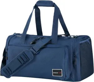 Gym Bag for Men 60L Sports Duffel Bags Women Carry on Garment Bags for Travel with Shoe Compartment & Wet Pocket Water Resistant Travel Duffel Bag Lightweight Weekender Overnight Bag, Navy