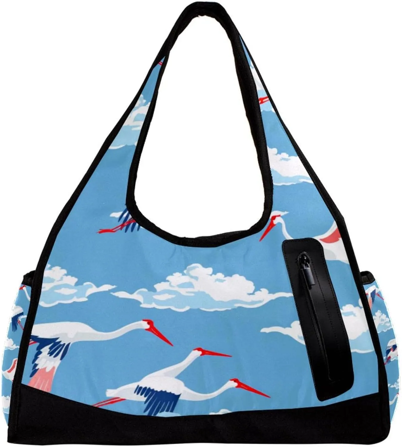 Gym Bags for Men,Travel Duffel Bags for Women,Crane and Cloud,Workout Bag