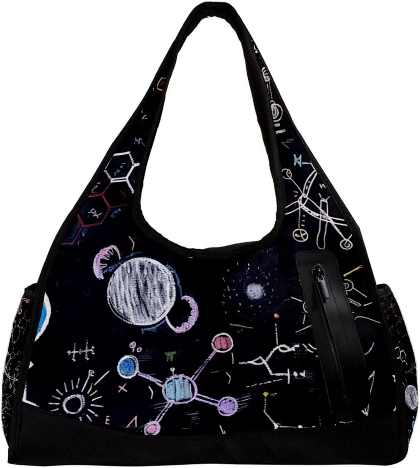 Gym Bags for Women,Duffle Bag for Travel,Science Theme Chemistry,Gym Bag for Men