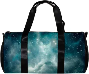 Gym Bags for Women,Duffle Bag for Travel,Universe Galaxy Stars Fantasy,Gym Bag for Men