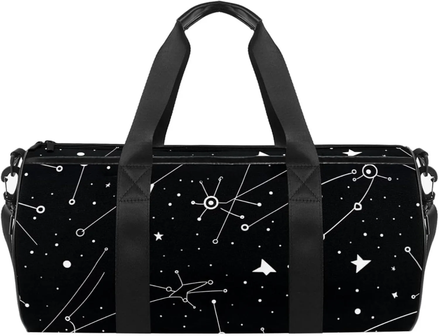 Gym Bags for Women,Duffle Bag for Travel,Universe Pattern Constellation,Gym Bag for Men