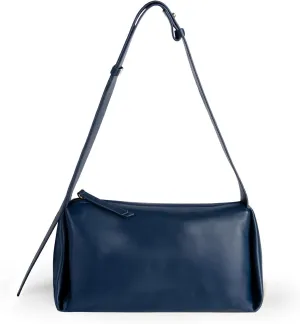 HANDBAG GENUINE LEATHER SHOULDER BAG,LEISURE BAGS,CROSSBODY HANDBAG WITH JAPAN QUALITY(Navy blue)