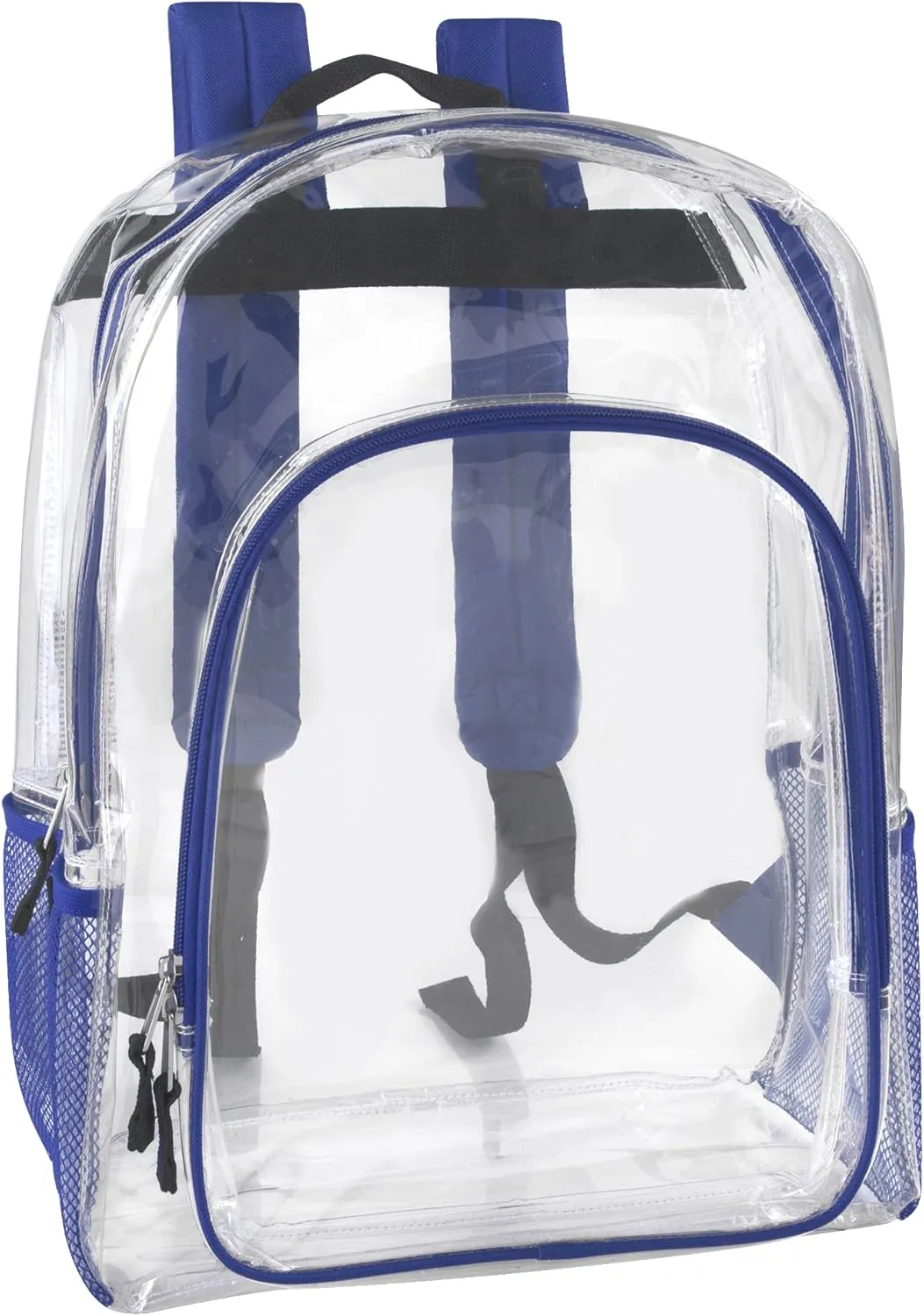 Heavy Duty Clear See Through Backpack | Transparent Clear Backpack Bags Stadium Approved for Women, Men, School, Travel