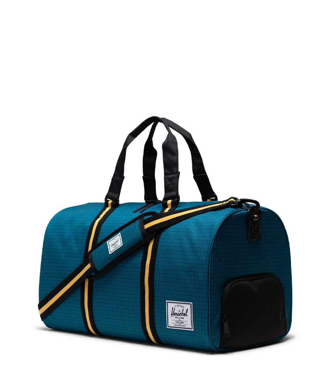Herschel Novel Harbour Blue Grid/Black/Amber Duffle