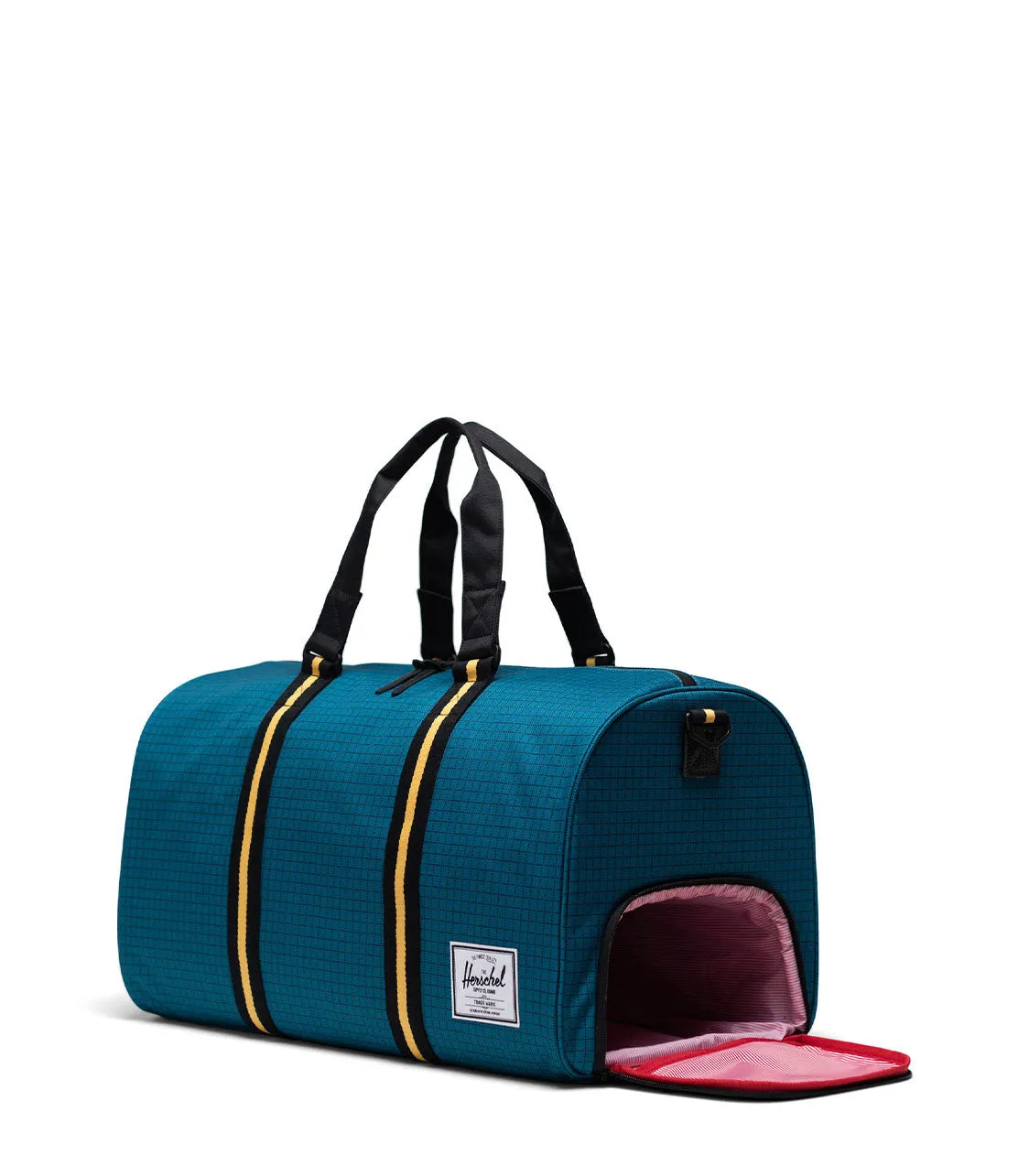 Herschel Novel Harbour Blue Grid/Black/Amber Duffle
