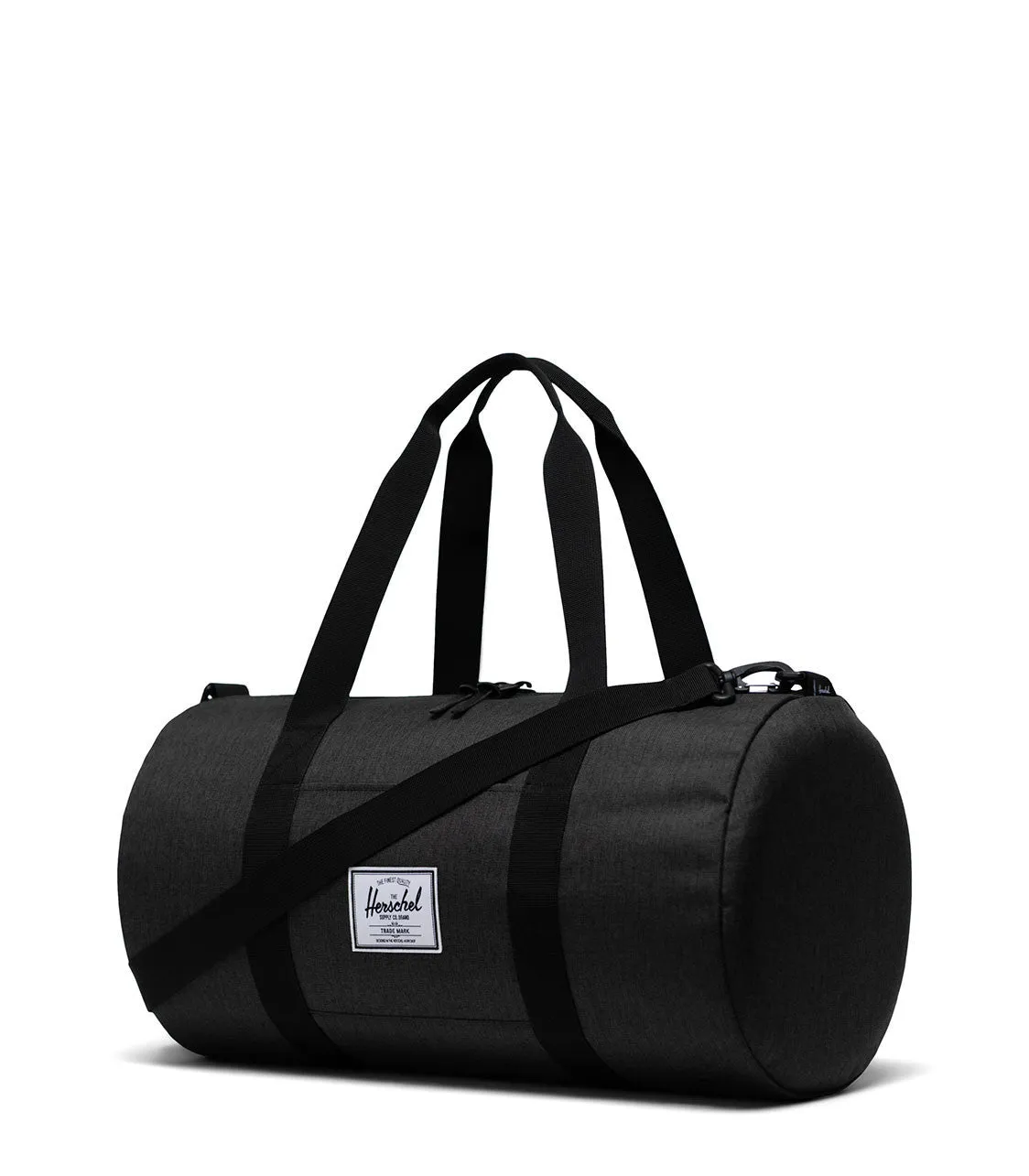 Herschel Sutton Mid Black Crosshatch Duffle