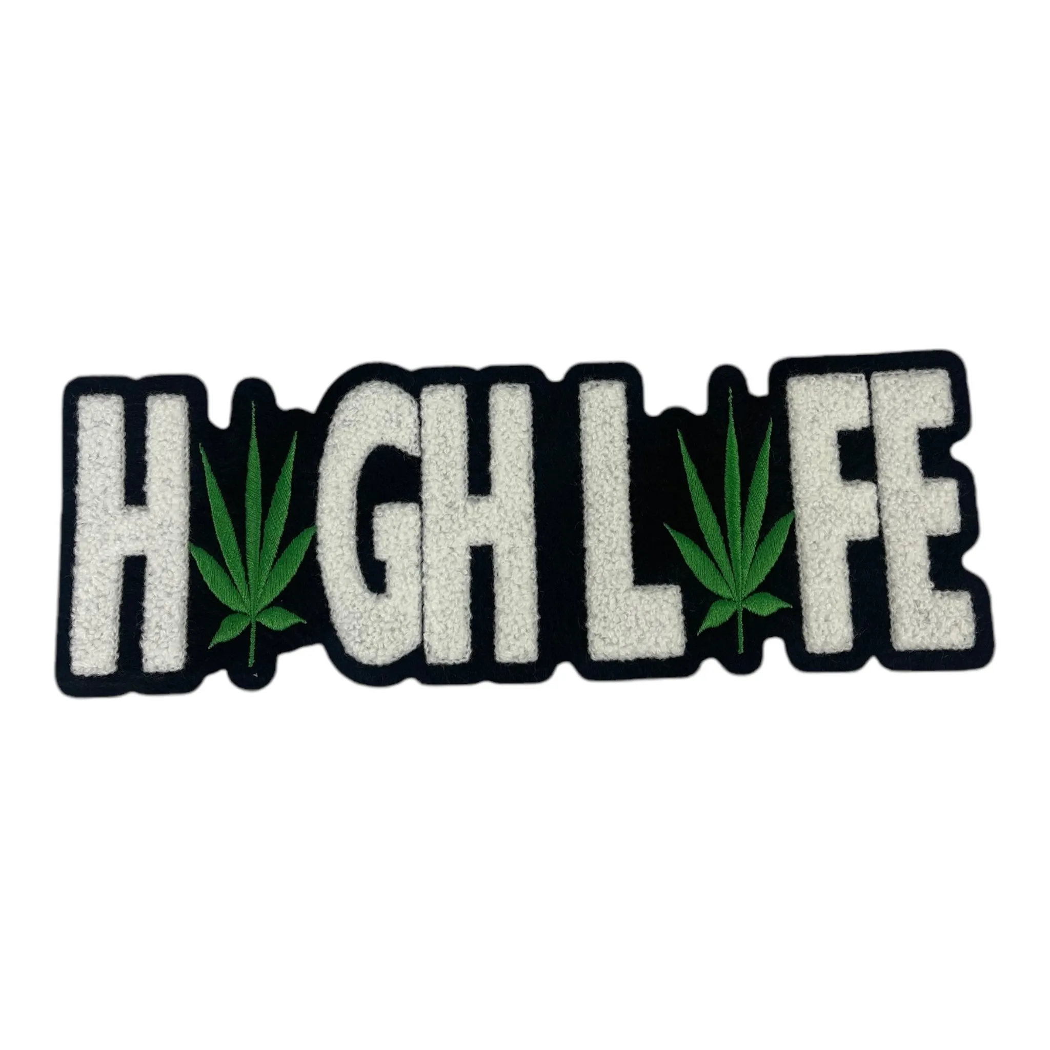 High Life Patch (10 Inch-Chenille) Premium Quality Sew-On